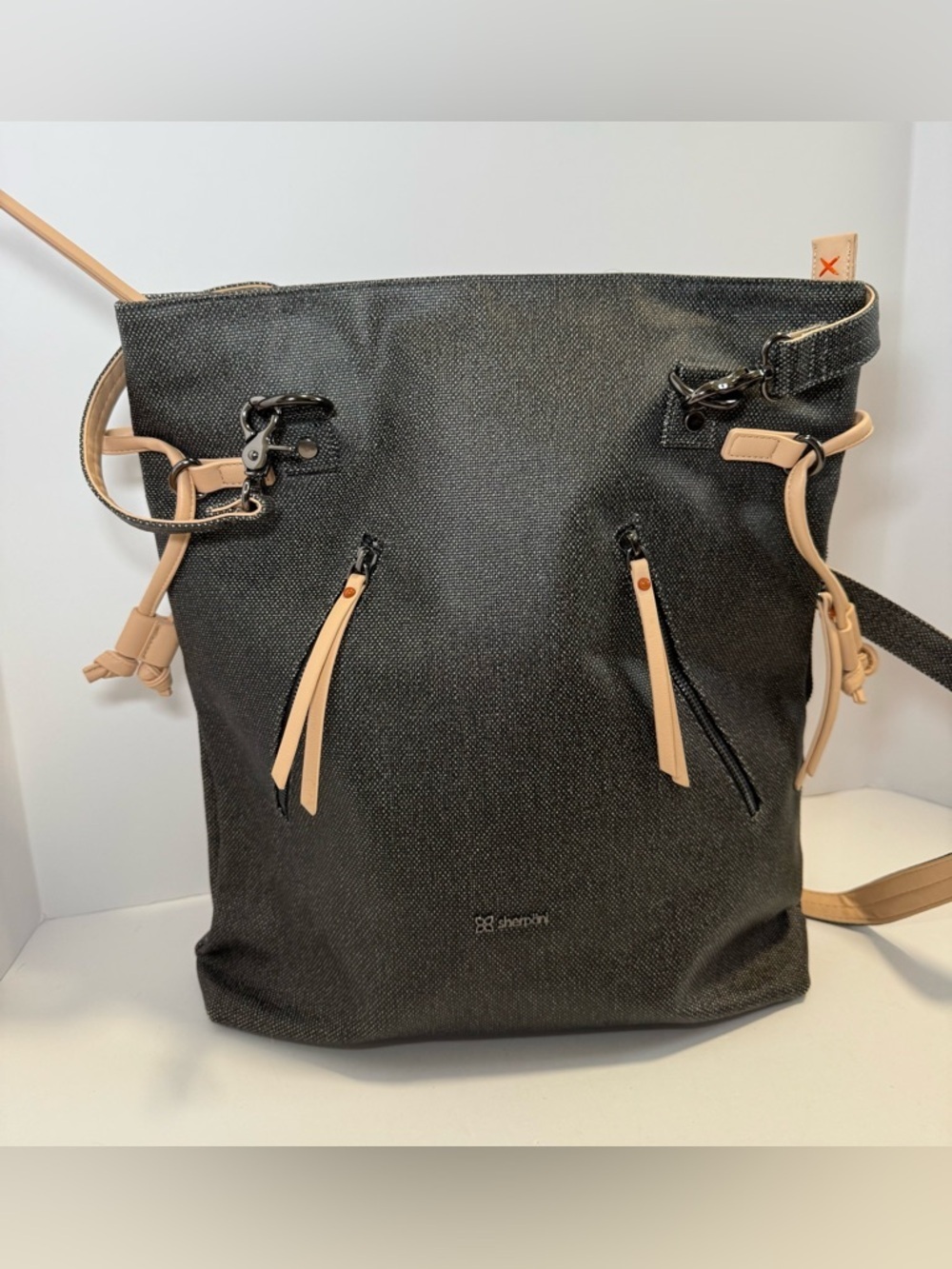 Sherpani Tempest: Tote Bag & Backpack Black Stone